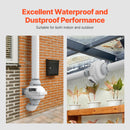 VEVOR 6" to 4.5" Radon Mitigation Fan System Kit Quiet 380 CFM Inline Duct Fan-4