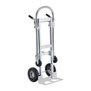 VEVOR Aluminum Hand Truck, 2 in 1, 363 kg Max Load Capacity, Heavy Duty Industrial Convertible Folding Hand Truck and Dolly, Utility Cart Converts from Hand Truck to Platform Cart with Rubber Wheels-11