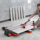 1000 mm Manual Tile Cutter, Upgraded Sliding Head Cutting Tool with Spring-Loaded Base, Angle Fence, Tungsten Carbide Cutting Wheel, Alignment Guide, for DIY Pros, Ceramic, Floor & Wall Tiles-8