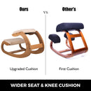 Ergonomic Kneeling Chair Heavy Duty Better Posture Kneeling Stool Office Chair Home for Body Shaping Relieveing Stress Meditation Desk Computer Kneeling Stool Chair-4