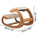 Ergonomic Kneeling Chair Heavy Duty Better Posture Kneeling Stool Office Chair Home for Body Shaping Relieveing Stress Meditation Desk Computer Kneeling Stool Chair-8