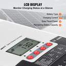 20A MPPT Solar Charge Controller, Auto DC Input, Solar Panel Regulator Charger with LCD Display Temperature Sensor Cable, for Sealed(AGM), Gel, Flooded and Lithium Battery Charging-4