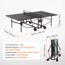 Ping Pong Table Foldable Table Tennis Game Table Indoor Outdoor with Net-7