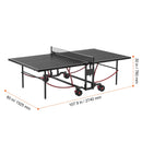 Ping Pong Table Foldable Table Tennis Game Table Indoor Outdoor with Net-8