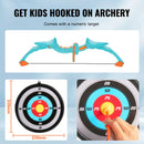 Kids Bow and Arrow Set LED Light Up Outdoor Archery Kit Children 10 Arrows-5