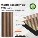 Wood Slat Acoustic Panels 23.6 x 47.2 inch for Modern Wall Decor Walnut-2