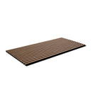 Wood Slat Acoustic Panels 23.6 x 47.2 inch for Modern Wall Decor Walnut-10