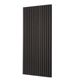 VEVOR Wood Slat Acoustic Panels 23.6 x 47.2 inch for Modern Wall Decor Black Oak