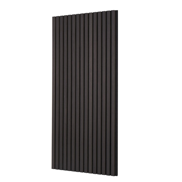 VEVOR Wood Slat Acoustic Panels 23.6 x 47.2 inch for Modern Wall Decor Black Oak