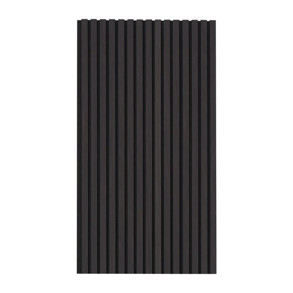VEVOR Wood Slat Acoustic Panels 23.6 x 47.2 inch for Modern Wall Decor Black Oak