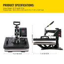 New Digital Clamshell 12" X 15" (29 X 38cm) Heat Transfer Press T-Shirt Sublimation Machine-7