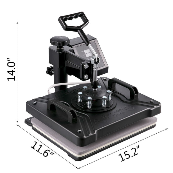 New Digital Clamshell 12" X 15" (29 X 38cm) Heat Transfer Press T-Shirt Sublimation Machine