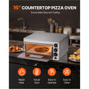 Commercial Countertop Pizza Oven Electric Pizza Oven for 16" Pizza Indoor-2