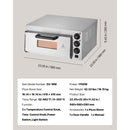 Commercial Countertop Pizza Oven Electric Pizza Oven for 16" Pizza Indoor-7