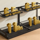 VEVOR 2-Tier Wire Pull Out Cabinet Under Sink Basket Organizer 10.7"x14.2" 2PCS-8