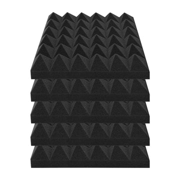 Acoustic Foam Panels 24 Pack 12 x 12 x 2 in for Studio Wall and Ceiling