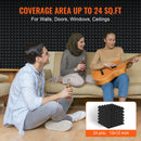 Acoustic Foam Panels 24 Pack 12 x 12 x 2 in for Studio Wall and Ceiling-5