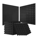 Acoustic Foam Panels 24 Pack 12 x 12 x 2 in for Studio Wall and Ceiling-9