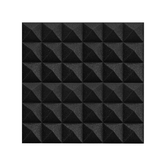 Acoustic Foam Panels 24 Pack 12 x 12 x 2 in for Studio Wall and Ceiling