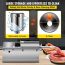 Manual Sausage Stuffer, 3 L / 7 LBS Horizontal Sausage Machine, Dual-Speed Meat Stuffer, Made of Food-Grade 304 Stainless Steel, Includes 5 Stuffing Tubes, for Home Kitchen Restaurant Commercial-6