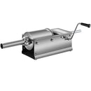 Manual Sausage Stuffer, 3 L / 7 LBS Horizontal Sausage Machine, Dual-Speed Meat Stuffer, Made of Food-Grade 304 Stainless Steel, Includes 5 Stuffing Tubes, for Home Kitchen Restaurant Commercial-11