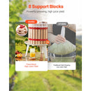 Fruit Wine Press Manual Press for Wine Making 3.2 Gal/12L Wood Basket-2