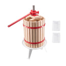Fruit Wine Press Manual Press for Wine Making 4.75 Gal/18L Wood Basket-1
