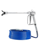 Airless Paint Spray Gun and Hose Kit 3600PSI with Extension Rods Filters-1