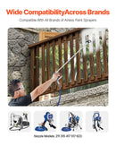 Airless Paint Spray Gun and Hose Kit 3600PSI with Extension Rods Filters-2