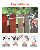 Airless Paint Spray Gun and Hose Kit 3600PSI with Extension Rods Filters-4