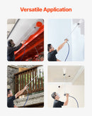 Airless Paint Spray Gun and Hose Kit 3600PSI with Extension Rods Filters-6