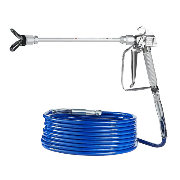 Airless Paint Spray Gun and Hose Kit 3600PSI with Extension Rods Filters