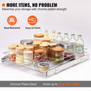 34x53 cm Pull Out Cabinet Organizer, Heavy Duty Slide Out Pantry Shelves, Chrome-Plated Steel Roll Out Drawers, Sliding Drawer Storage for Home, Inside Kitchen Cabinet, Bathroom, Under Sink-4
