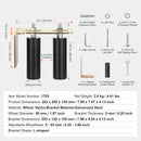Sliding Gate Kit 6” Rolling Hardware with L-Bracket Adjustable for Door-7