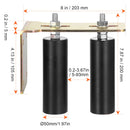 Sliding Gate Kit 6” Rolling Hardware with L-Bracket Adjustable for Door-8