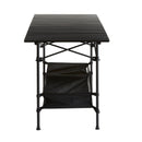 Folding Camping Table, Outdoor Portable Side Tables, Lightweight Fold Up Table, Aluminum & Steel Ultra Compact Work Table with Large Storage and Carry Bag, For Beach, Picnic, Travel, 24x16 inch-10