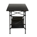 VEVOR Folding Camping Table, Outdoor Portable Side Tables, Lightweight Fold Up Table, Aluminum & Steel Ultra Compact Work Table with Large Storage and Carry Bag, For Beach, Picnic, Travel, 24x16 inch-10