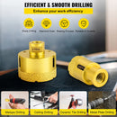 Diamond Drill Bits 4PCS Diamond Hole Saw 25/35/50/68mm Tile Hole Saw Kit Vacuum Brazed Diamond Drill Bit 0.59in/15mm Segment Tile Hole Saw w Storage Case for Tile Ceramic Porcelain Marble Stone-3