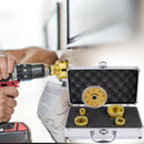 VEVOR Diamond Drill Bits 4PCS Diamond Hole Saw 25/35/50/68mm Tile Hole Saw Kit Vacuum Brazed Diamond Drill Bit 0.59in/15mm Segment Tile Hole Saw w Storage Case for Tile Ceramic Porcelain Marble Stone-8