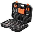 Mechanics Tool Set and Socket Set 1/4in 3/8in Drive 145 Pcs SAE and Metric-1