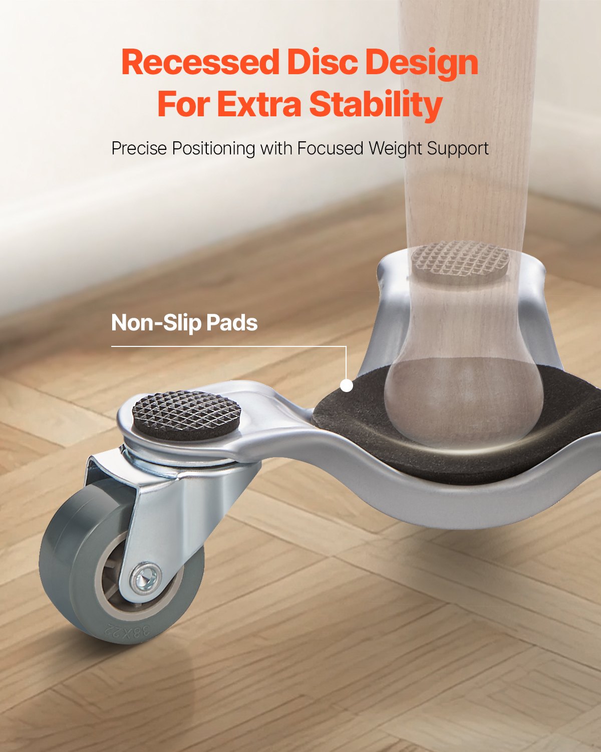 VEVOR Furniture Dolly 4 pcs Steel Tri-dolly Set Furniture Mover 200 kg Capacity - 0