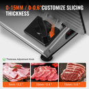 Meat Slicer, 180W Electric Deli Food Slicer with 7.5" SUS420 Stainless Steel Blade and Blade Guard, 0 - 0.6 inch Adjustable Thickness for Home Use, Easy to Clean, Cut Meat, Bread, Ham and Cheese-3