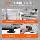 Meat Slicer, 180W Electric Deli Food Slicer with 7.5" SUS420 Stainless Steel Blade and Blade Guard, 0 - 0.6 inch Adjustable Thickness for Home Use, Easy to Clean, Cut Meat, Bread, Ham and Cheese-6