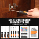Tool Kit 132 Piece General Household Hand Tool Set with Portable Tool Case-6