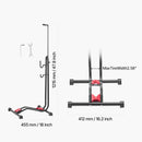 Bike Rack, Upright Bike Stand Floor for 406.4 to 700 mm Mountain & Road Bikes, Vertical & Horizontal Bicycle Stand for Secure Parking and Storage in Garage, Truck Bed, Indoor, Outdoor, Black-8