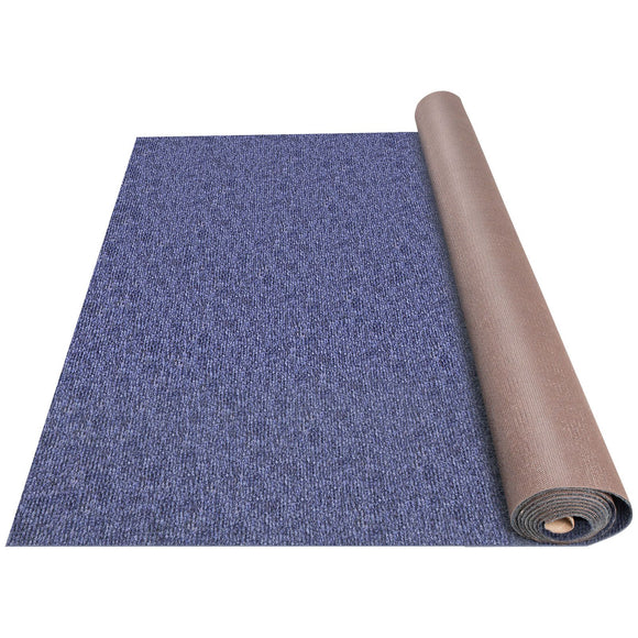 Indoor Outdoor Rug Carpet Blue 6x23ft Area Rugs Runner for Patio Deck, 1.8x7m