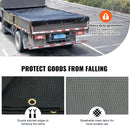 Dump Truck Mesh Tarp, 5 x 14 ft, PVC Coated Black Heavy Duty Cover with 5.5" 18oz Double Pocket, Brass Grommets, Reinforced Double Needle Stitch Webbing Fits Manual or Electric Dump Truck System-3
