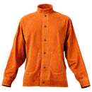 Flame-Resistant Welding Jacket Heavy Duty Leather Welding Jacket XL Size-9