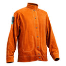 Flame-Resistant Welding Jacket Heavy Duty Leather Welding Jacket XL Size-11