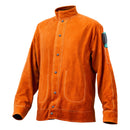 Flame-Resistant Welding Jacket Heavy Duty Leather Welding Jacket XL Size-12
